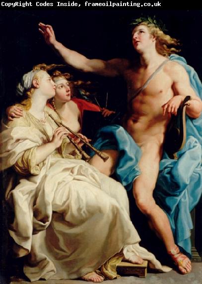Pompeo Batoni Apollo and two Muses